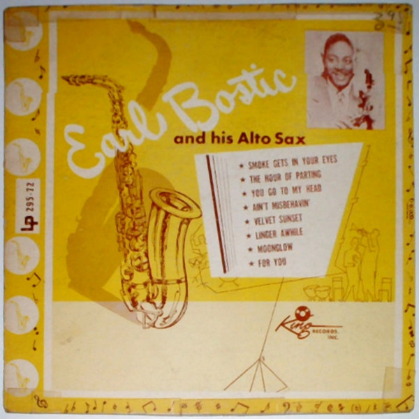 Earl Bostic and His Alto Sax cover